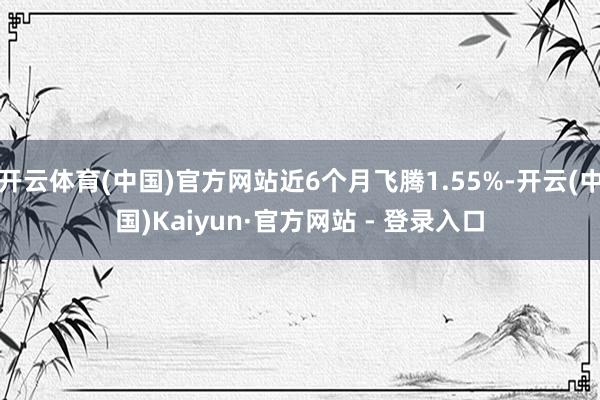 开云体育(中国)官方网站近6个月飞腾1.55%-开云(中国)Kaiyun·官方网站 - 登录入口